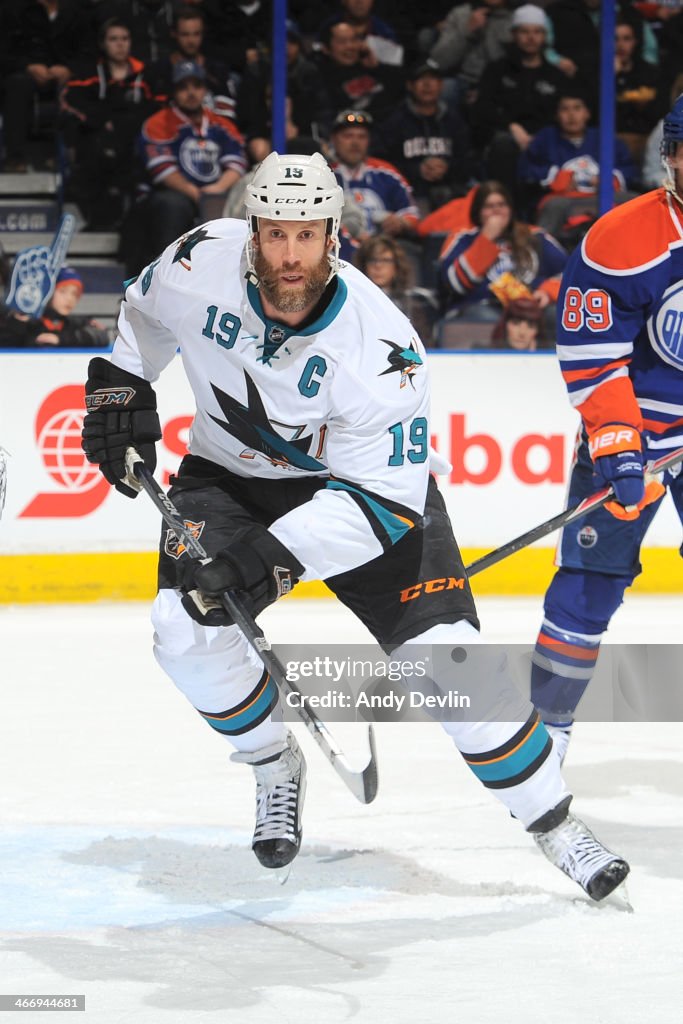 San Jose Sharks v Edmonton Oilers