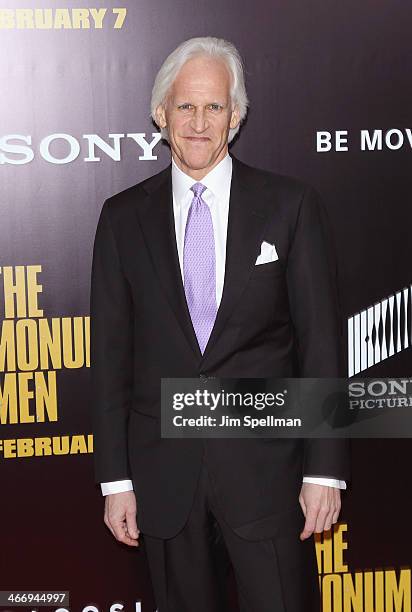 Author Robert M. Edsel attends the "Monument Men" premiere at Ziegfeld Theater on February 4, 2014 in New York City.