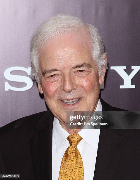 Nick Clooney attends the "Monument Men" premiere at Ziegfeld Theater on February 4, 2014 in New York City.