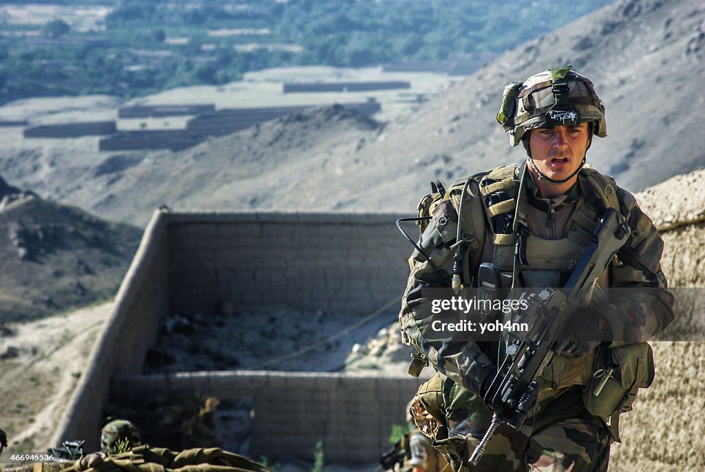 Francese soldato in Afghanistan