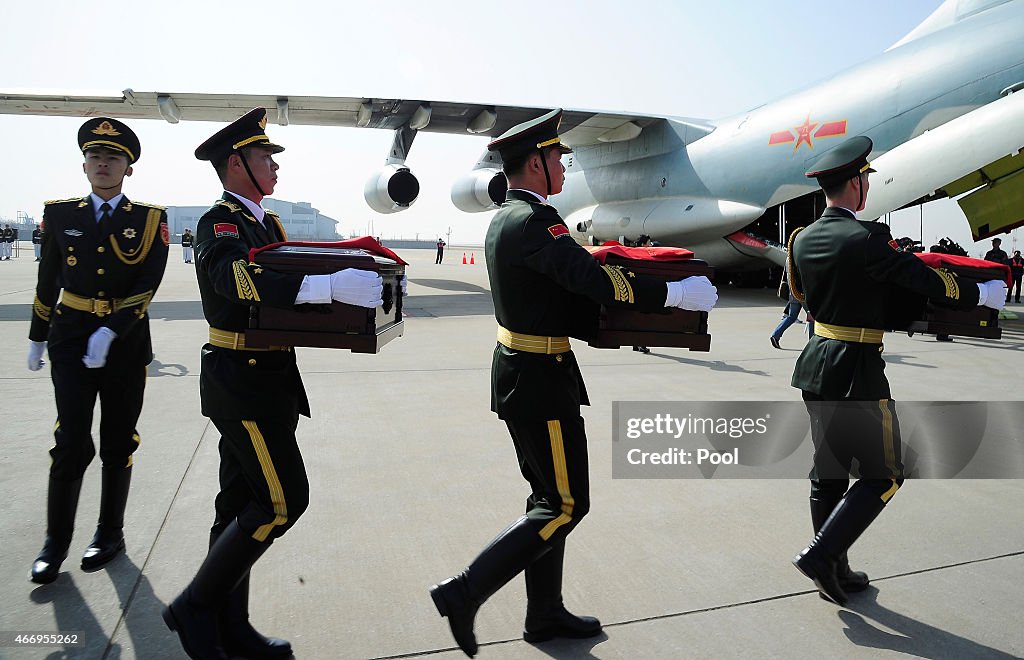 Chinese Soldiers Coffin Rites Event