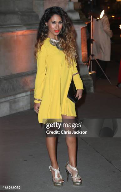 Actress Preeya Kalidas attends the British Asian Trust reception at Victoria & Albert Museum on February 5, 2014 in London, England.