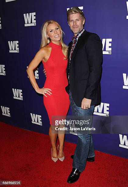 Gretchen Rossi and Slade Smiley attend "The Evolution Of The Relationship Reality Show" at The Paley Center for Media on March 19, 2015 in Beverly...