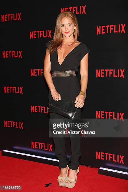 Begona Narvaez attends the NetFlix Award 2015 at Museo Jumex on March 19, 2015 in Mexico City, Mexico.