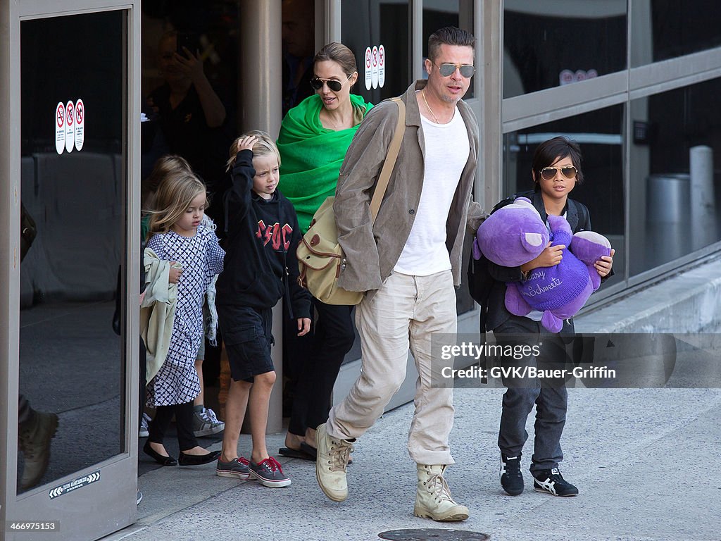 Celebrity Sightings In Los Angeles - February 05, 2014