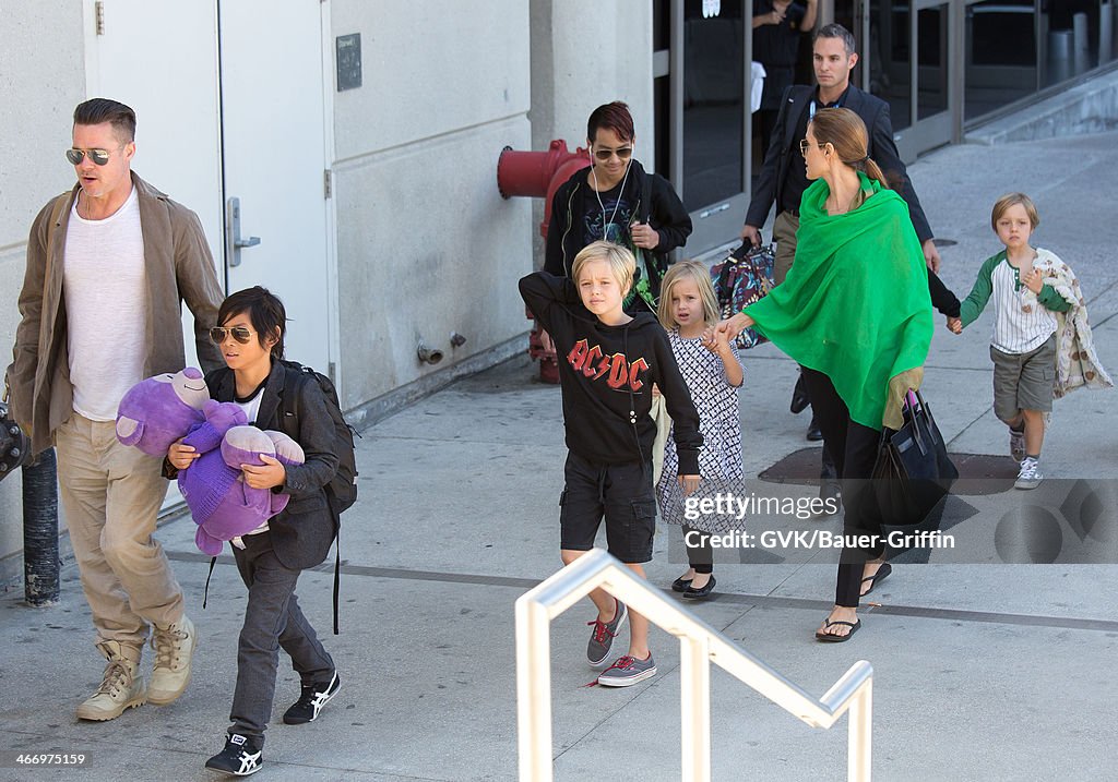 Celebrity Sightings In Los Angeles - February 05, 2014