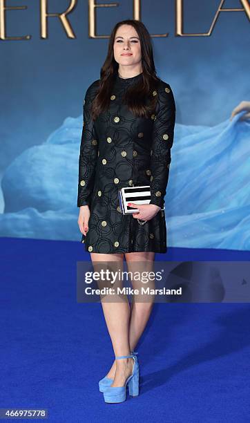 Guest attends the UK Premiere of "Cinderella" at Odeon Leicester Square on March 19, 2015 in London, England.
