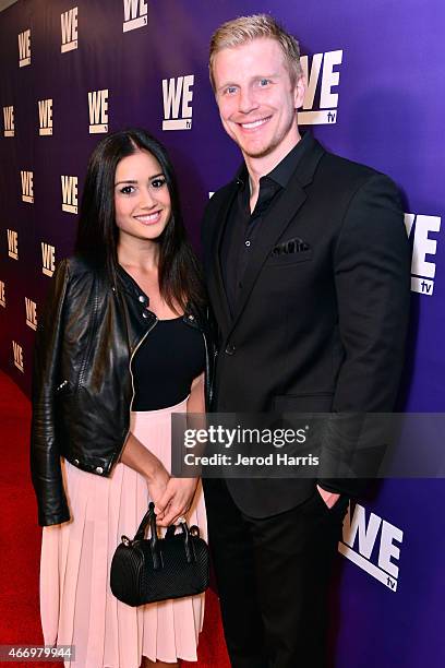 Catherine Lowe and Sean Lowe attend WE Tv Presents: The Evolution of Relationship Reality Shows at The Paley Center For Media on March 19, 2015 in...