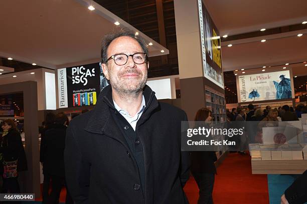 Writer Marc Levy attends the 'Salon Du Livre 2015' : Opening at Parc Des Expositions Porte de Versailles on March 19, 2015 in Paris, France.