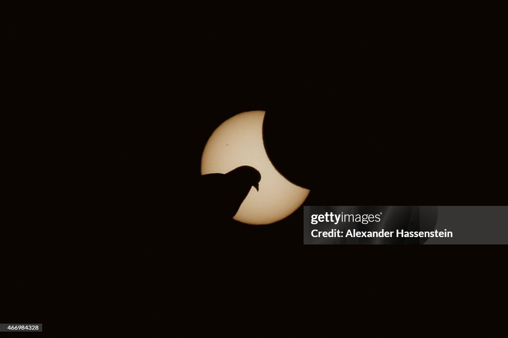 Partial Solar Eclipse Over Central Europe