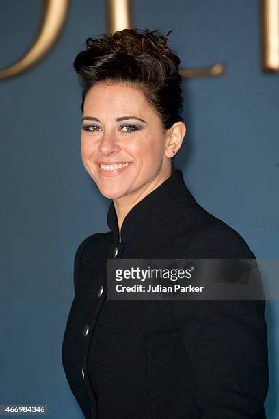 Belinda Stewart attends the UK Premiere of "Cinderella" at Odeon Leicester Square on March 19, 2015 in London, England.