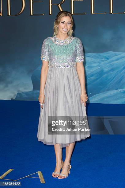 Stacey Solomon attends the UK Premiere of "Cinderella" at Odeon Leicester Square on March 19, 2015 in London, England.