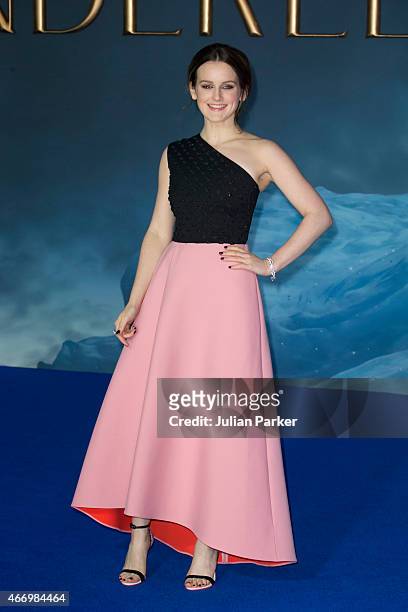 Sophie McShera attends the UK Premiere of "Cinderella" at Odeon Leicester Square on March 19, 2015 in London, England.