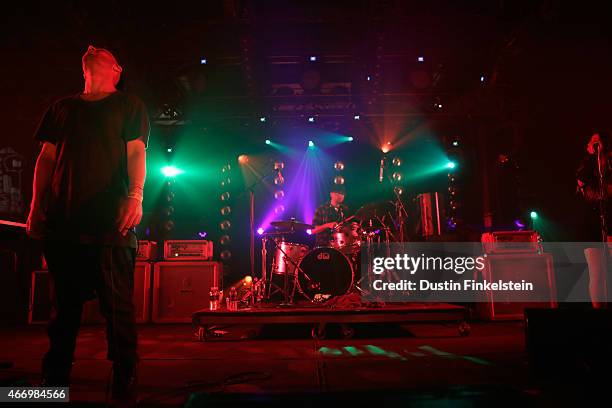 Singer Autre Ne Veut performs onstage at the Hype/Gorilla vs. Bear showcase during the 2015 SXSW Music, Film + Interactive Festivale at Hype Hotel on...