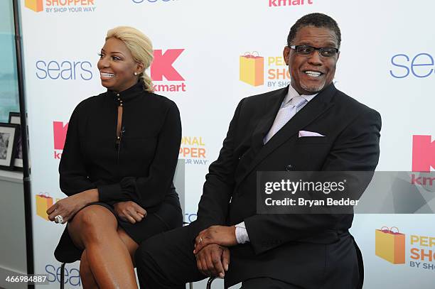 NeNe Leakes and Gregg Leakes attend the Shop Your Way #RealPersonal event at Ink48 on February 5, 2014 in New York City.