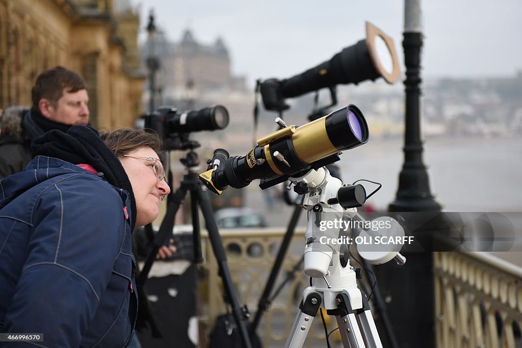 BRITAIN-SCIENCE-ASTRONOMY-ECLIPSE