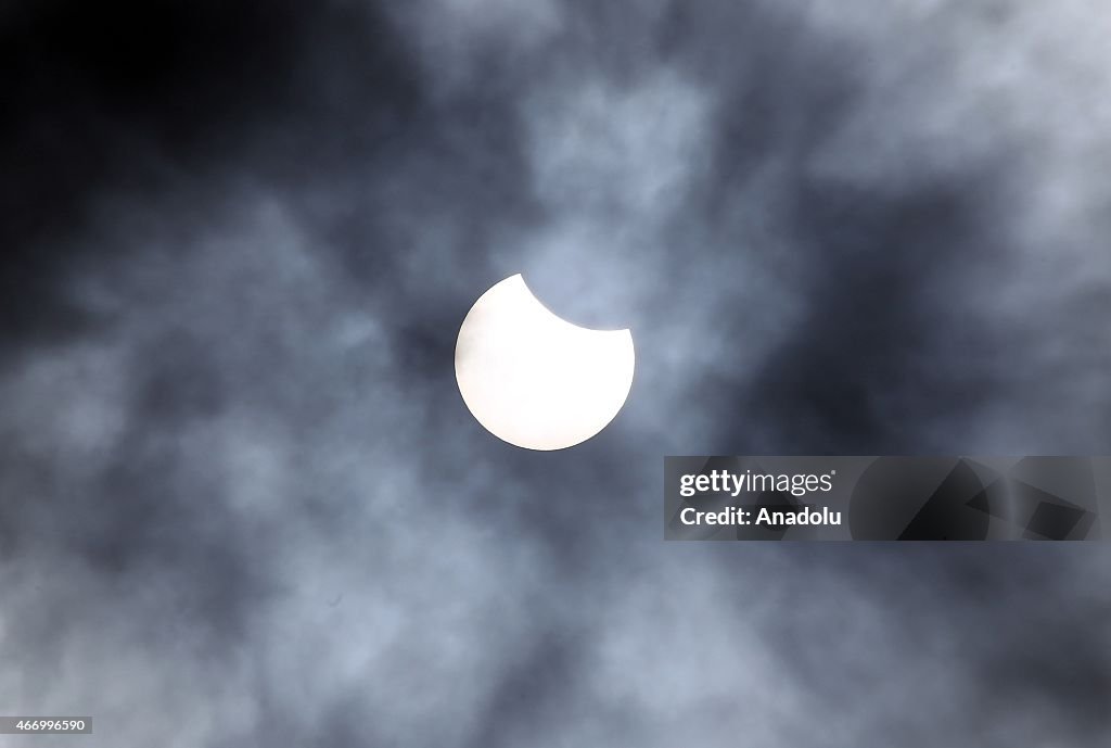 Solar eclipse in Turkey's Adana