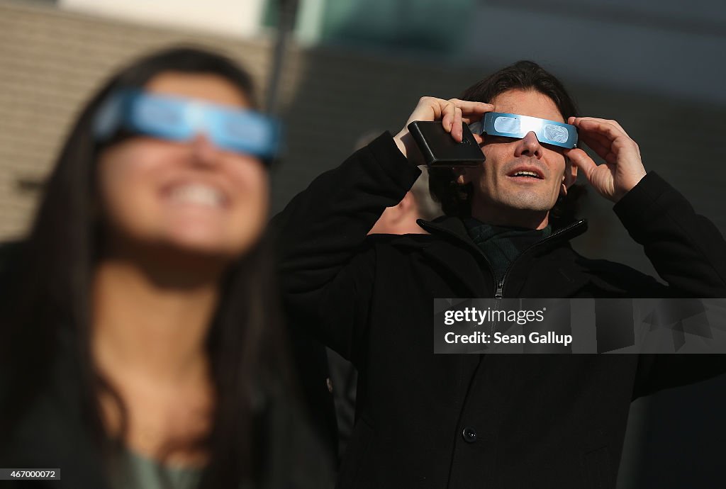 Partial Solar Eclipse Over Central Europe