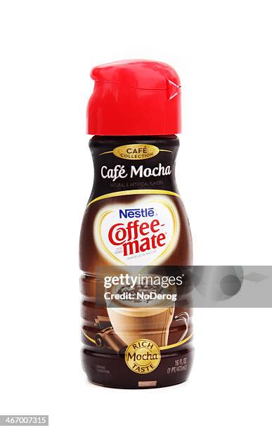 nestle coffeemate non dairy creamer - non dairy creamer stock pictures, royalty-free photos & images
