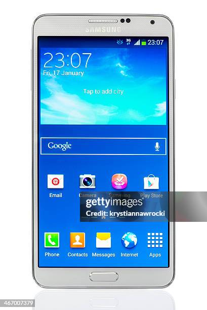 samsung galaxy note 3 - samsung galaxy note stock pictures, royalty-free photos & images