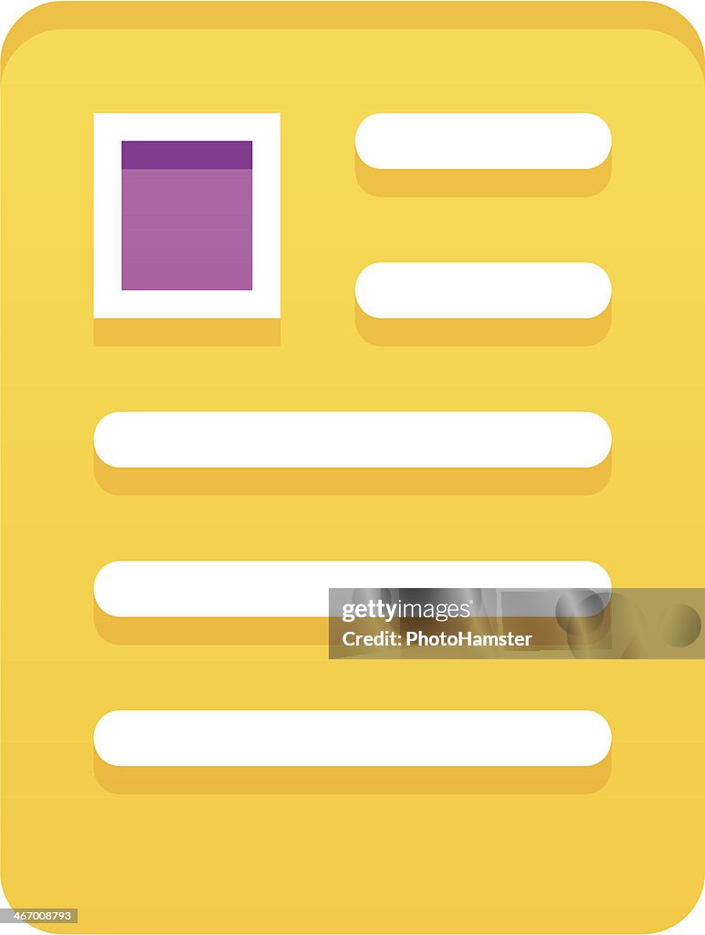 Simple Document Image Simple Document High-Res Vector Graphic - Getty Images