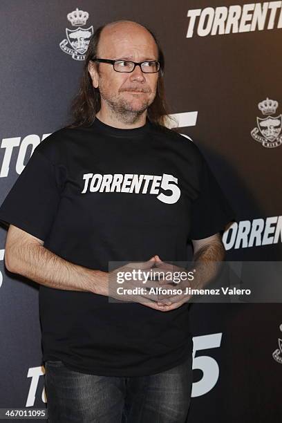 Santiago Segura attends the 'Torrente 5' Photocall on February 5, 2014 in Madrid, Spain.