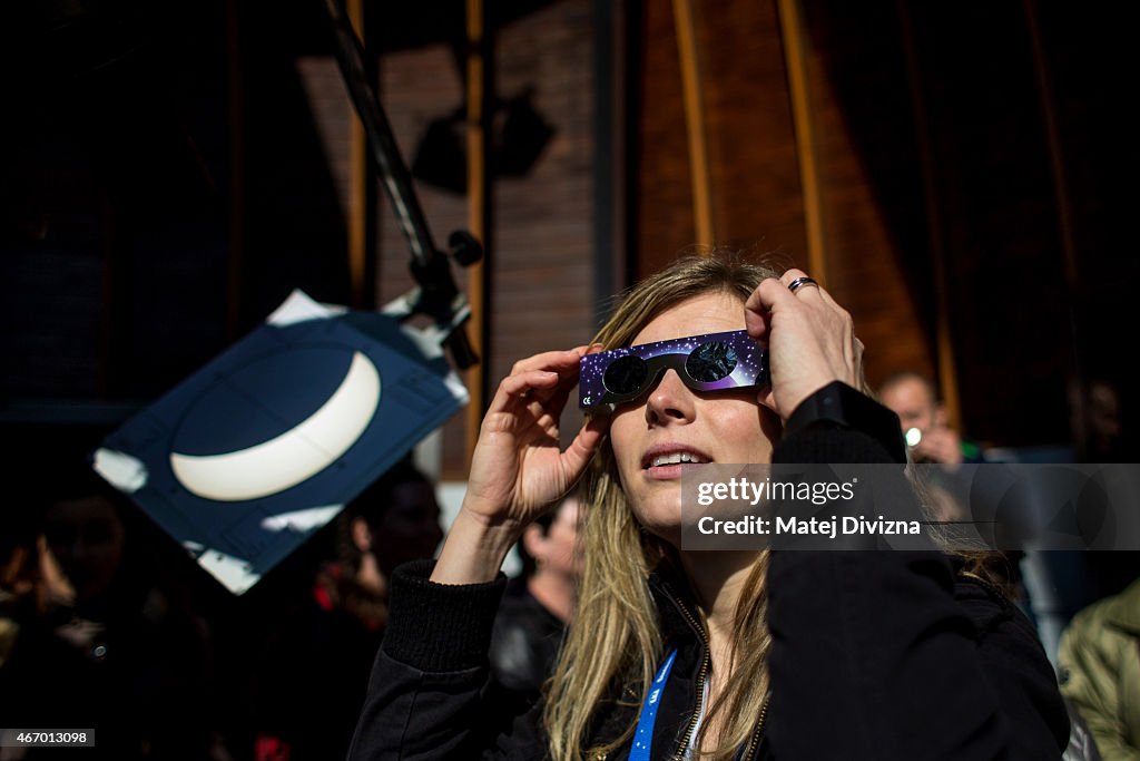 Partial Solar Eclipse Over Central Europe
