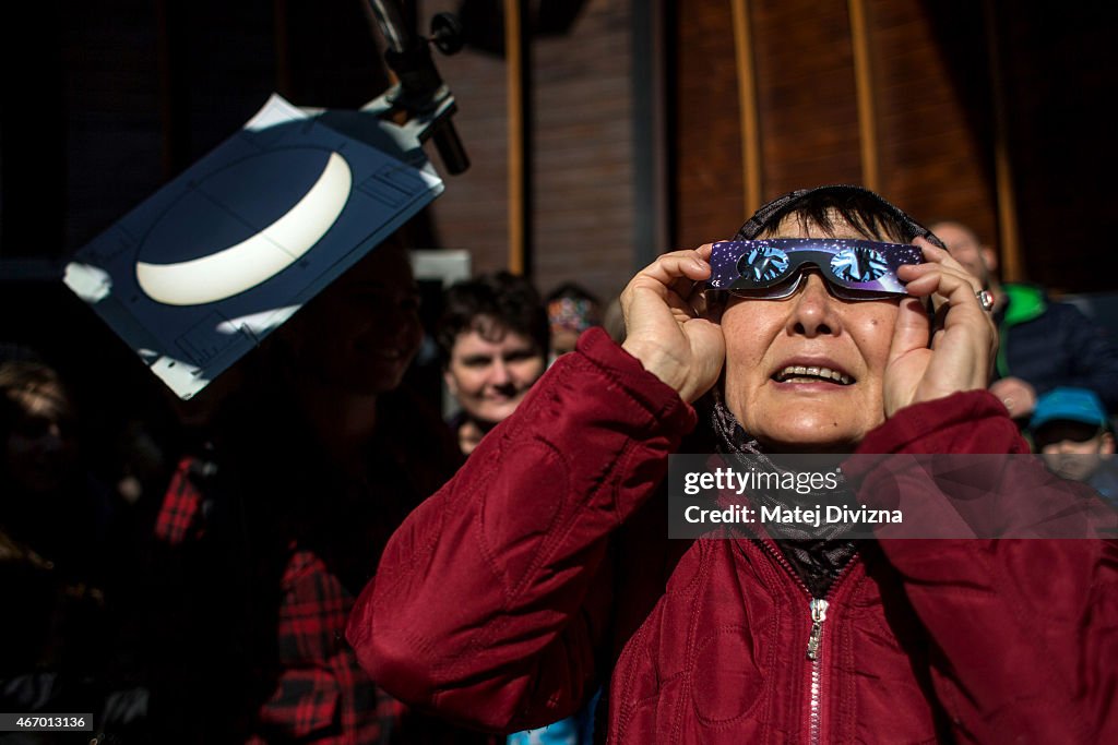 Partial Solar Eclipse Over Central Europe