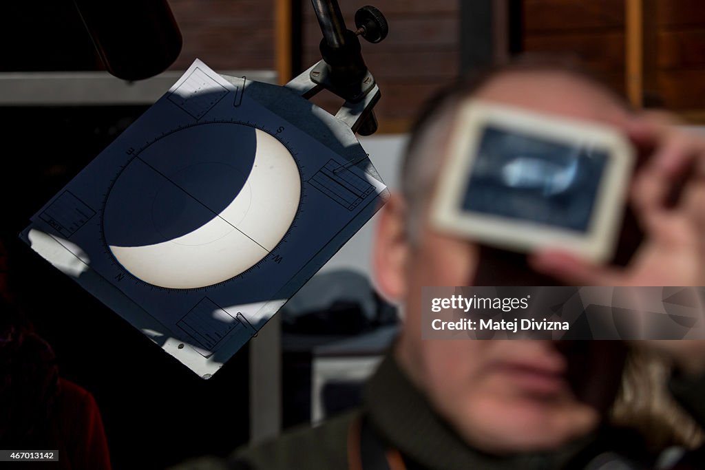 Partial Solar Eclipse Over Central Europe