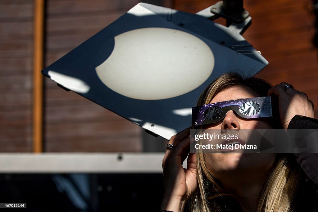 Partial Solar Eclipse Over Central Europe