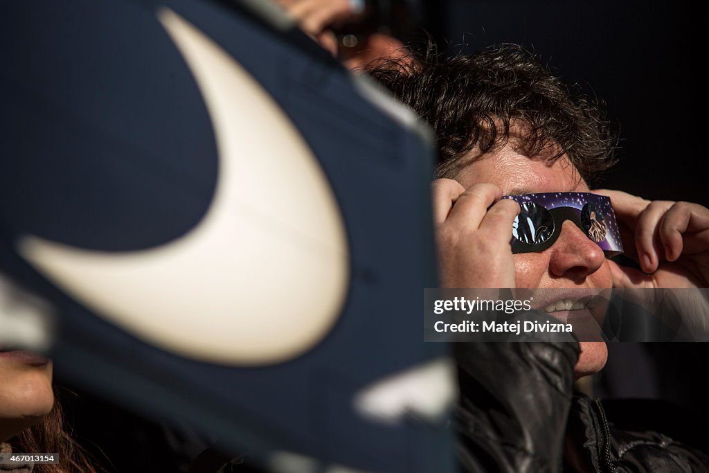 Partial Solar Eclipse Over Central Europe