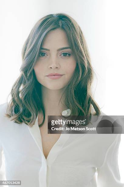 Actor Jenna-Louise Coleman is photographed for the Telegraph on November 21, 2012 in London, England.