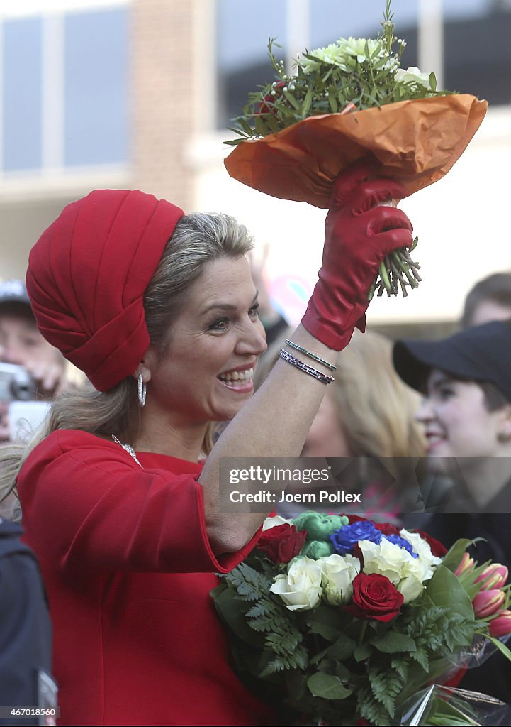 Queen Maxima and King Willem-Alexander of The Netherlands Visit Germany