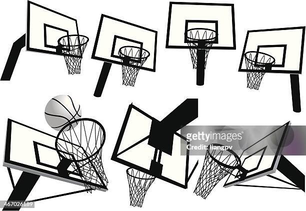 バスケットボールネット - basket点のイラスト素材／クリップアート素材／マンガ素材／アイコン素材