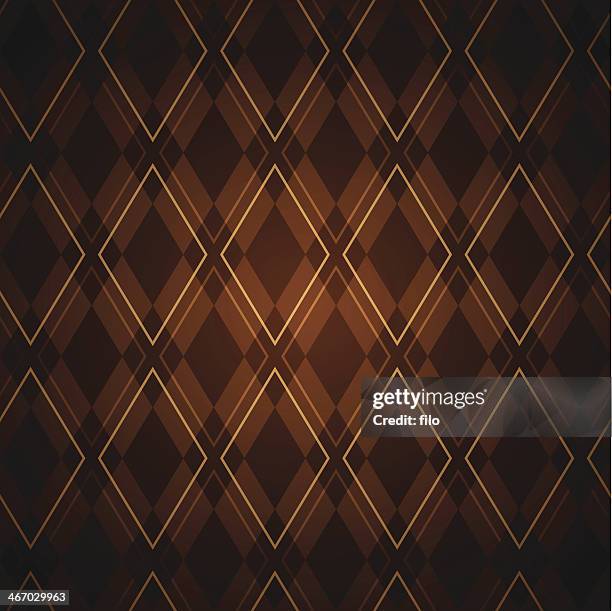 seamless argyle pattern - sweater texture stock illustrations