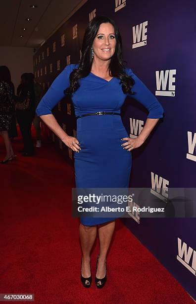 Personality Patti Stanger attends the WE tv presents "The Evolution of The Relationship Reality Show" at The Paley Center for Media on March 19, 2015...