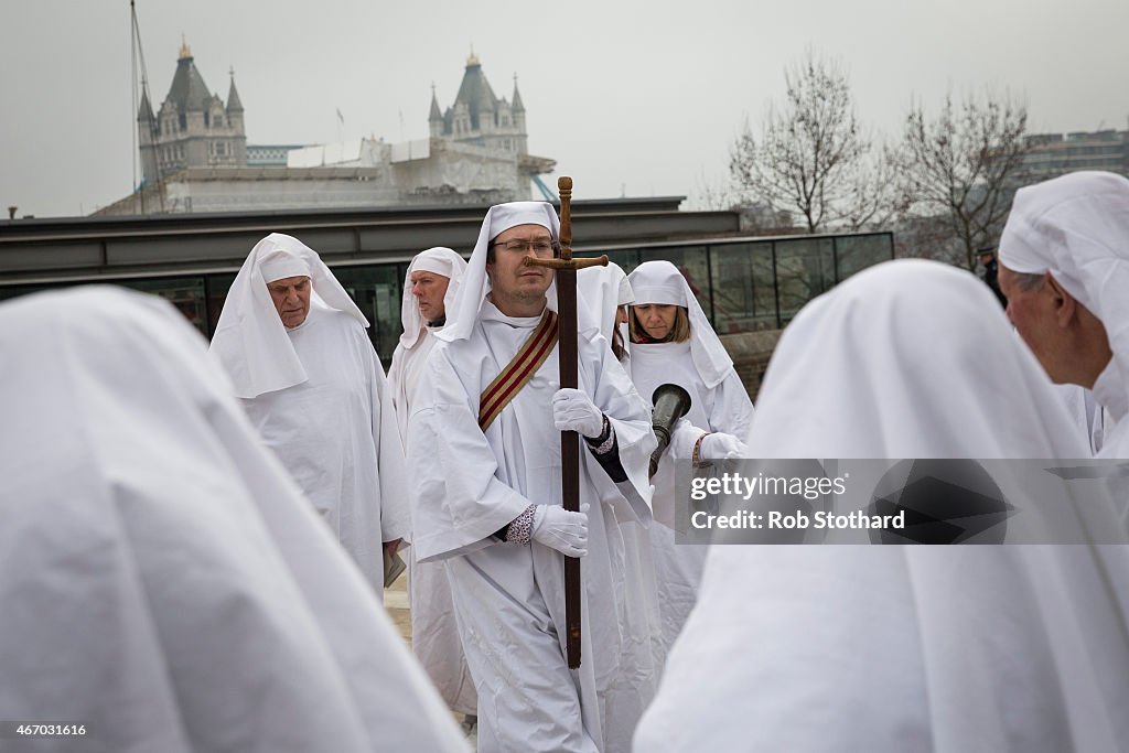 Druids Celebrate The Spring Equinox At The Tower Of London