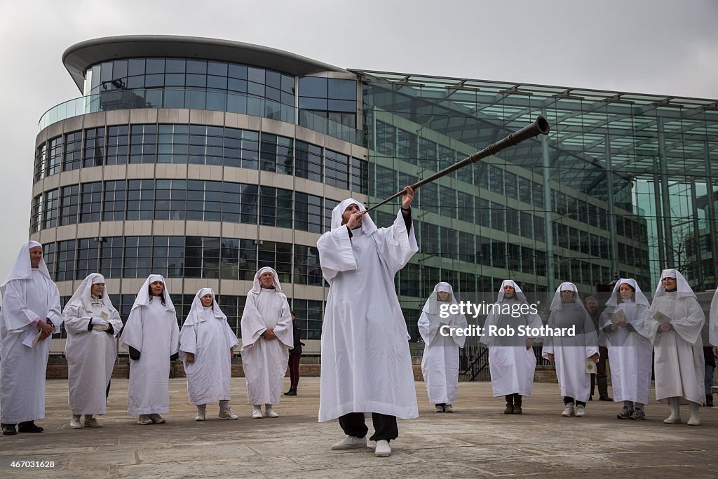 Druids Celebrate The Spring Equinox At The Tower Of London