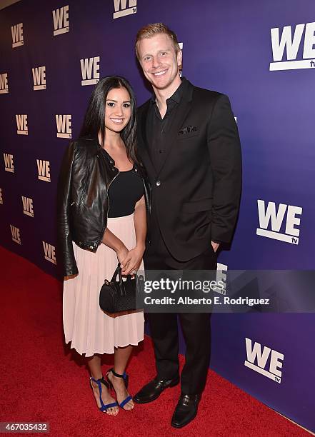 Personalities Catherine Lowe and Sean Lowe attend the WE tv presents "The Evolution of The Relationship Reality Show" at The Paley Center for Media...