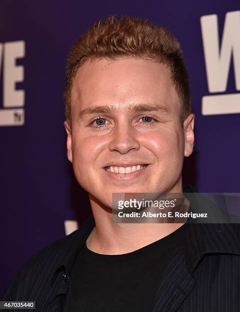 Personality Spencer Pratt attends the WE tv presents "The Evolution of The Relationship Reality Show" at The Paley Center for Media on March 19, 2015...