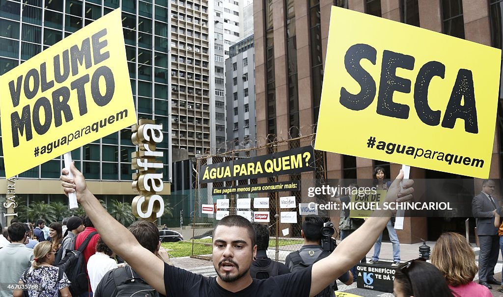 BRAZIL-DROUGHT-PROTEST