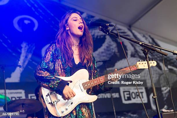 Wolf Alice performs onstage at The FADER FORT Presented by Converse during SXSW on March 19, 2015 in Austin, Texas.