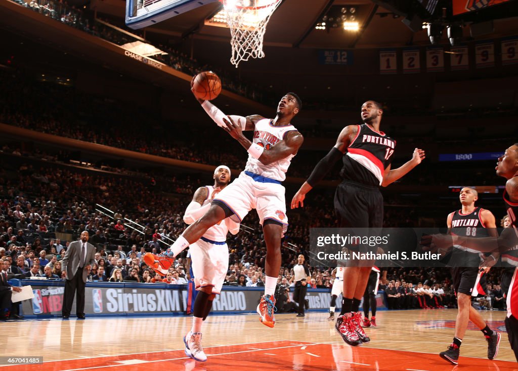 Portland Trail Blazers v New York Knicks