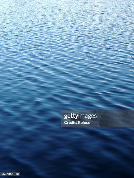 water peacefully rippling during the day - water surface stock pictures, royalty-free photos & images