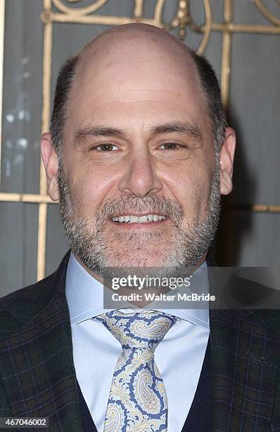 Matthew Weiner attends the Broadway Opening Night performance of 'The Heidi Chronicles' at The Music Box Theatre on March 19, 2015 in New York City.