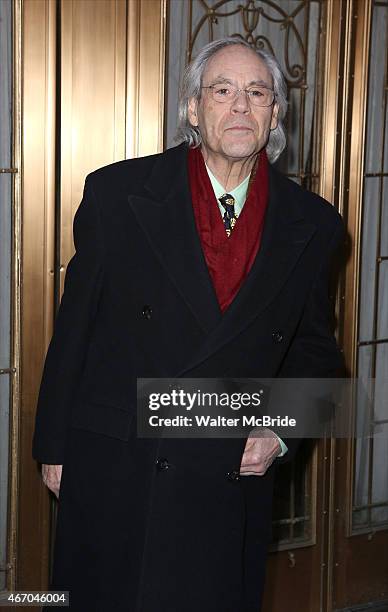 Robert Klein attends the Broadway Opening Night performance of 'The Heidi Chronicles' at The Music Box Theatre on March 19, 2015 in New York City.