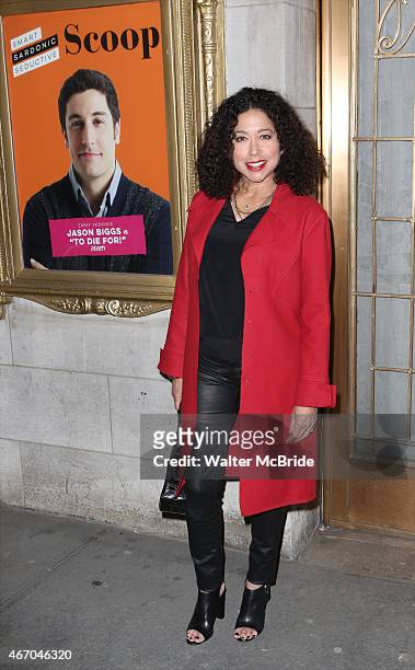 Mimi Lieber attends the Broadway Opening Night performance of 'The Heidi Chronicles' at The Music Box Theatre on March 19, 2015 in New York City.