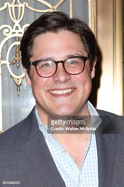 Rich Sommer attends the Broadway Opening Night performance of 'The Heidi Chronicles' at The Music Box Theatre on March 19, 2015 in New York City.