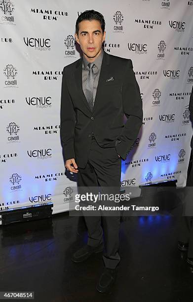 Nicolas Felizola attends Venue Magazine Event at Cavalli Miami on March 19, 2015 in Miami Beach, Florida.