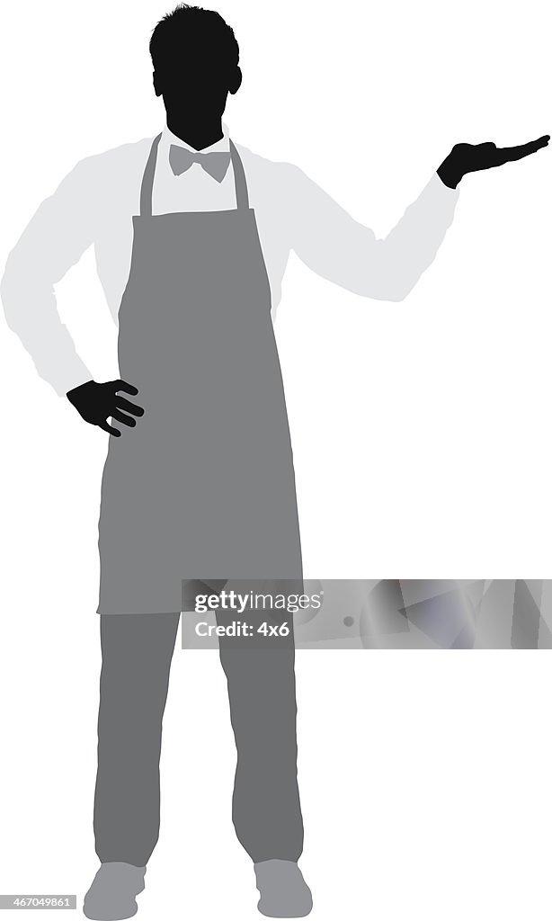 シルエットのウェイター身ぶり ストックイラストレーション Getty Images シルエットのウェイター身ぶり ストックイラストレーション Getty Images